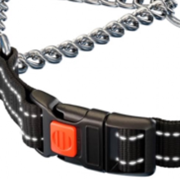 CollarDirect Martingale Dog Collar Stainless Steel Chain & Quick Release Buckle - Picture 9 of 11